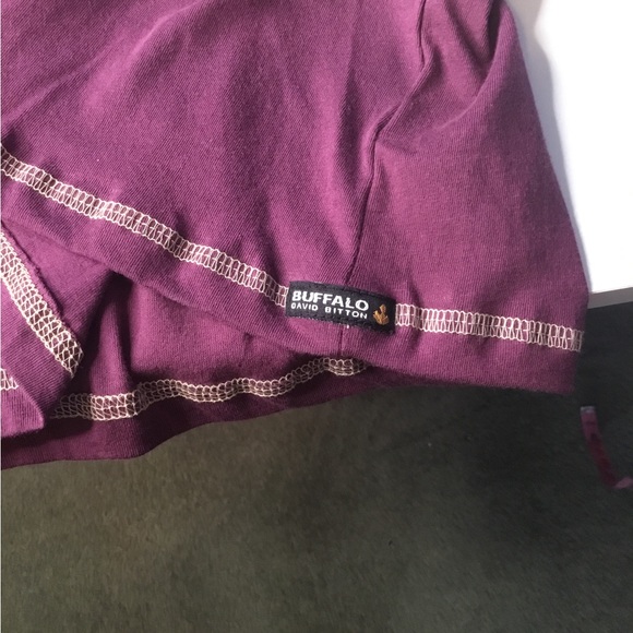 Buffalo David Bitton men’s crushed violet T-shirt size medium. NWT. - Picture 5 of 8